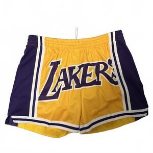 Mitchell & Ness NBA Hardwood Classics Los Angeles Lakers Big Face 3.0 Shorts XL